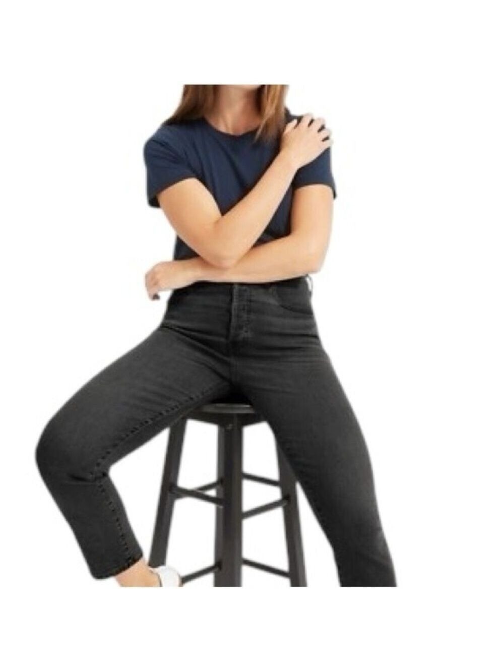 Everlane Button-Fly Cigarette Straight Jeans Size 26